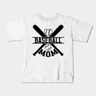 Baseball Mom v2 Kids T-Shirt